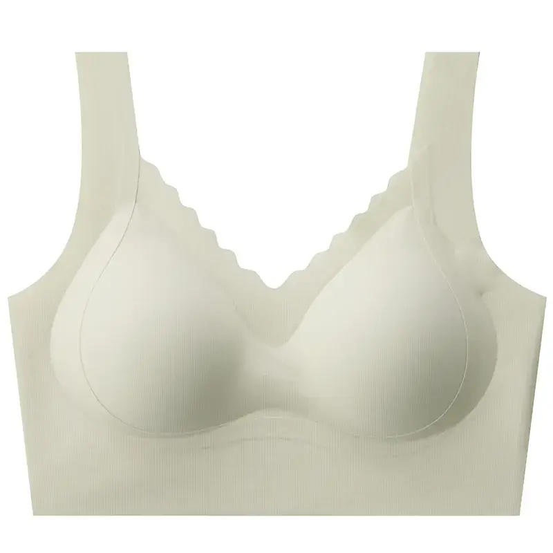 Traceless Push-Up Bra Women Large Chest Small - Image 2