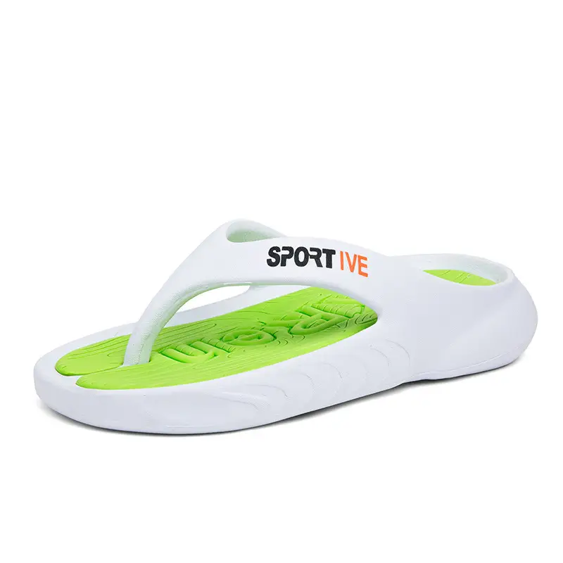 2024 Summer Large Size 46 Slippers Men's Sandals Stopped Feeling EVA Beach Sandals Flip-Flops Flip-Flops - Image 2