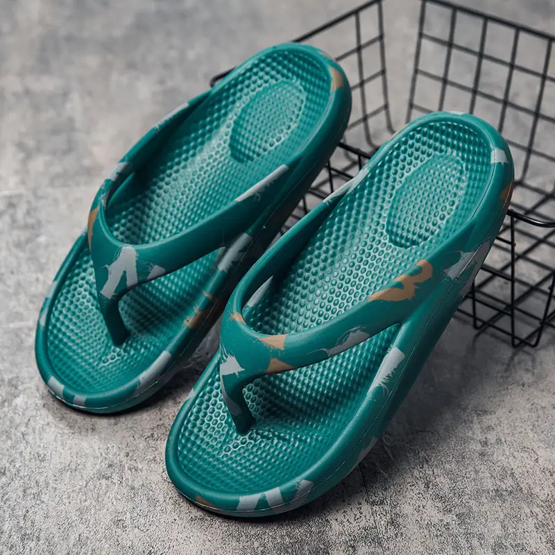 2024 Summer 46 Large Size Flip-Flops Men's Thick-soled Outdoor Beach Shoes Lightweight Breathable Flip-flops for Couples Women's Flip-flops - Image 28