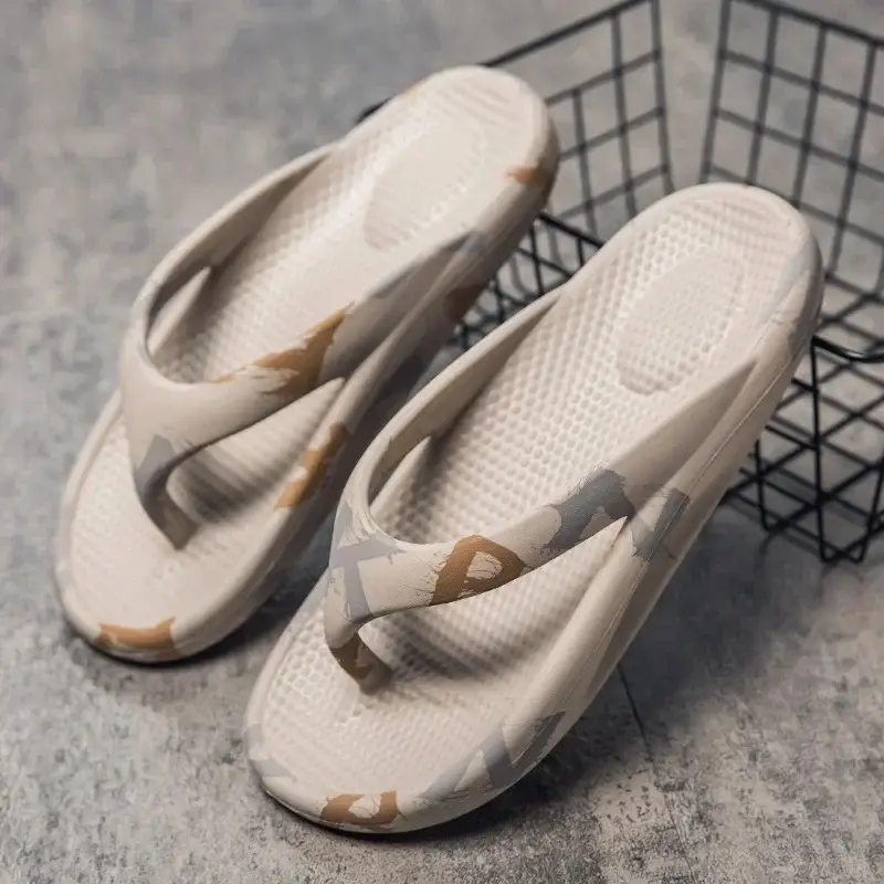 2024 Summer 46 Large Size Flip-Flops Men's Thick-soled Outdoor Beach Shoes Lightweight Breathable Flip-flops for Couples Women's Flip-flops - Image 18