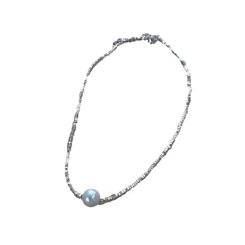Silver Pearl Necklace for Women Light Luxury 2025 - Image 6
