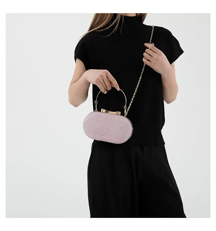 Women's Lock Handbag 2024 Spring Square Shoulder Crossbody Bag — feature 16