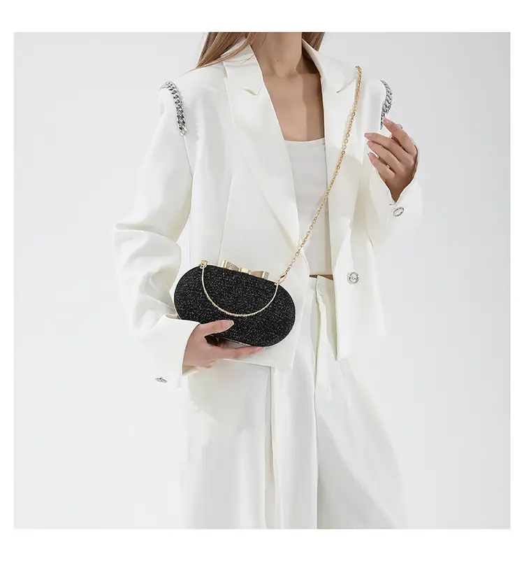 Women's Lock Handbag 2024 Spring Square Shoulder Crossbody Bag — feature 20