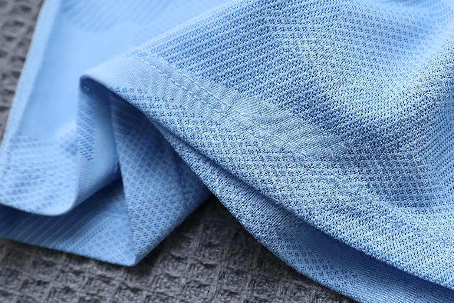 Children's Blue Mesh T-Shirt Quick Dry — feature 8