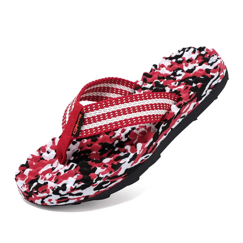 2024 Summer Vietnamese Slippers Men's Flip-Flops Shit Feeling Exterior Wear Camouflage Large Size Thick Bottom Outdoor Beach Sandals - Image 19
