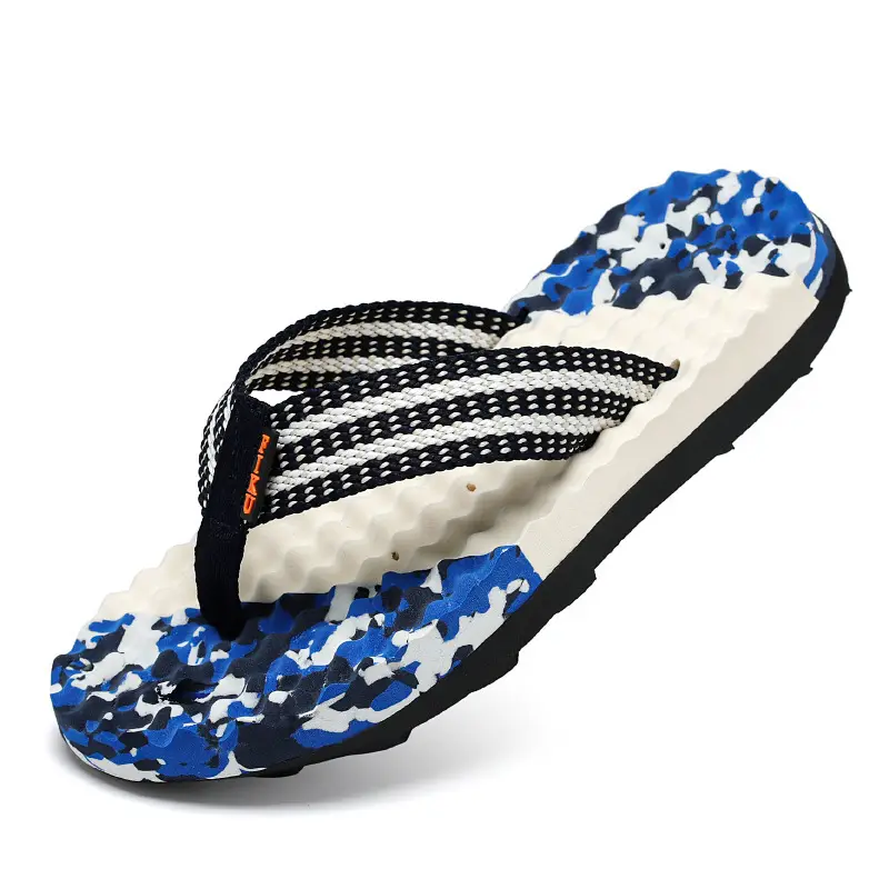 2024 Summer Vietnamese Slippers Men's Flip-Flops Shit Feeling Exterior Wear Camouflage Large Size Thick Bottom Outdoor Beach Sandals - Image 11