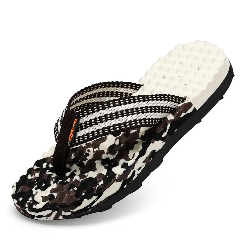 2024 Summer Vietnamese Slippers Men's Flip-Flops Shit Feeling Exterior Wear Camouflage Large Size Thick Bottom Outdoor Beach Sandals - Image 13