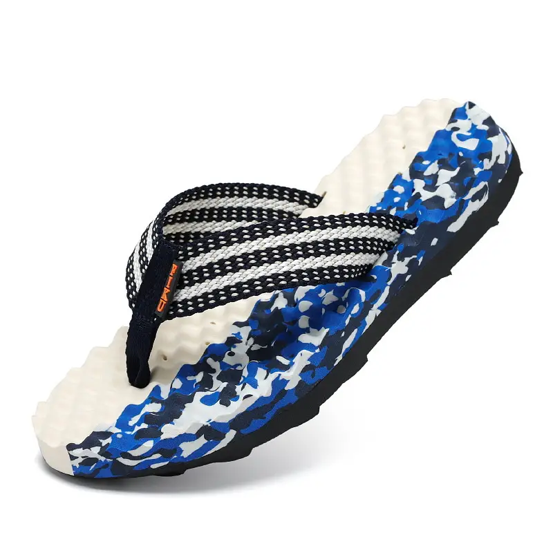 2024 Summer Vietnamese Slippers Men's Flip-Flops Shit Feeling Exterior Wear Camouflage Large Size Thick Bottom Outdoor Beach Sandals - Image 8