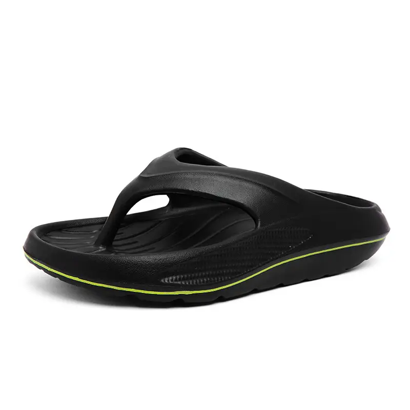 Men's 2024 EVA Beach Flip Flops with Green Sole