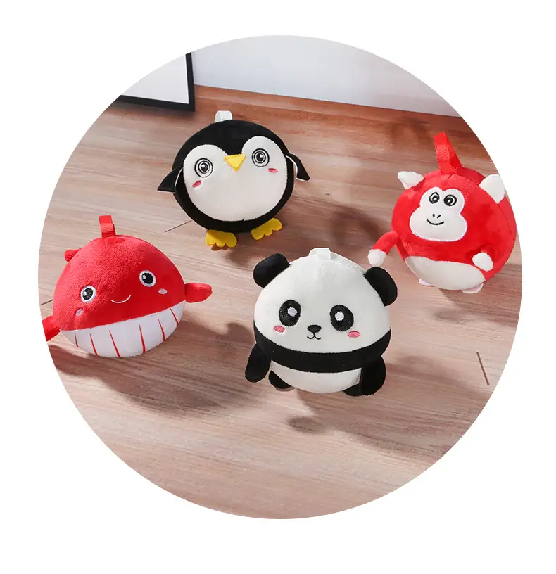 Infant Animal Chasing Vision Ball Toy Set — feature 2
