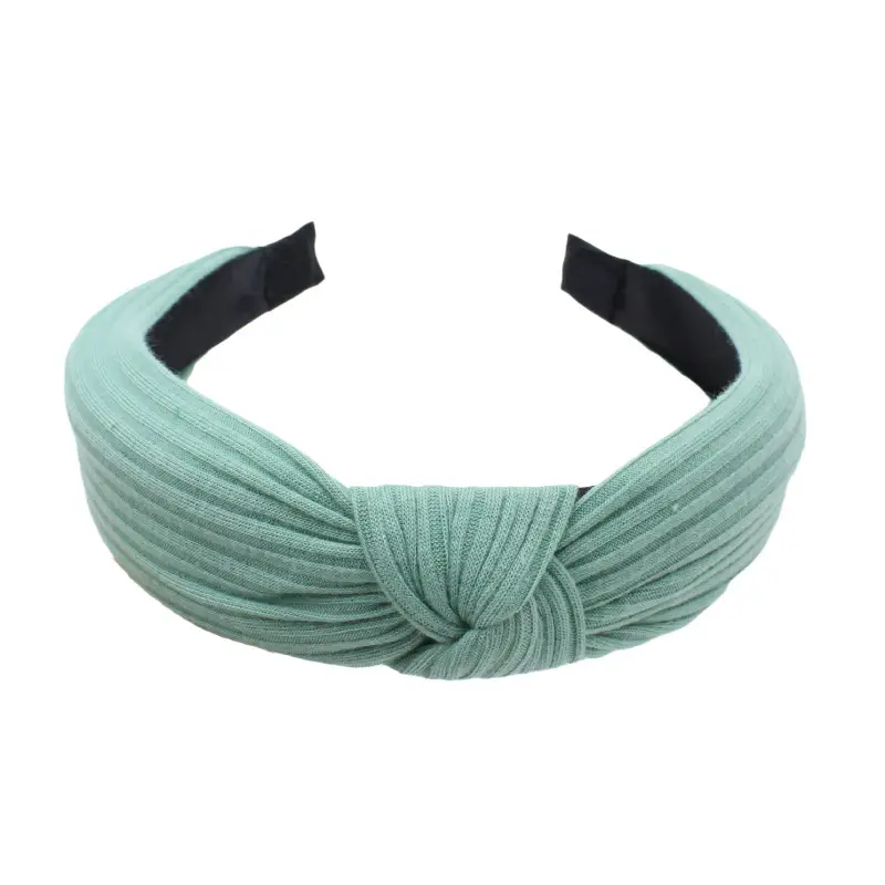 Purple Knitted Wide Cranial Headband for Women — feature 11