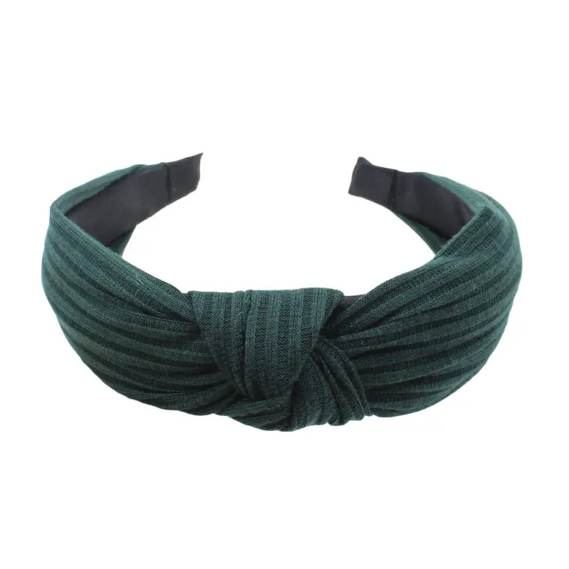 Purple Knitted Wide Cranial Headband for Women — feature 12