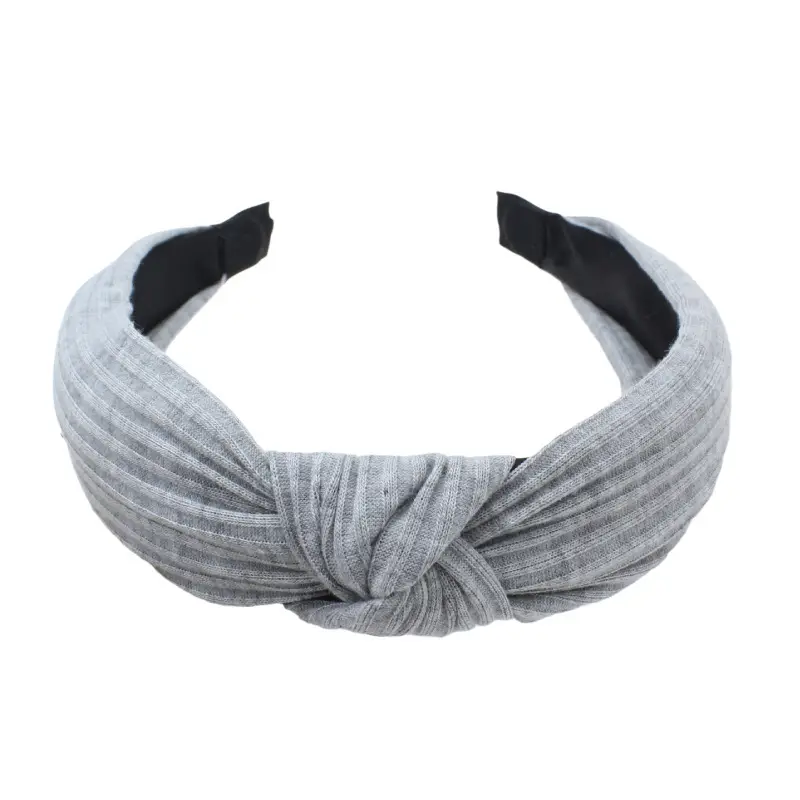 Purple Knitted Wide Cranial Headband for Women — feature 13