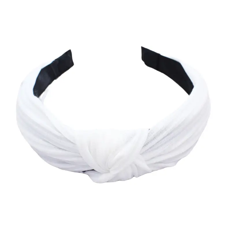 Purple Knitted Wide Cranial Headband for Women — feature 5