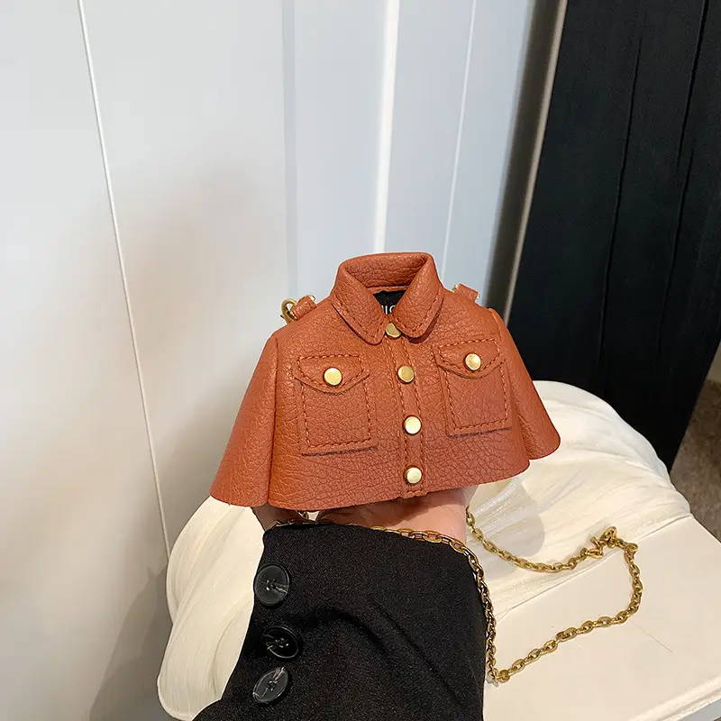 Women's Crossbody Mini Bag Beige Square Design