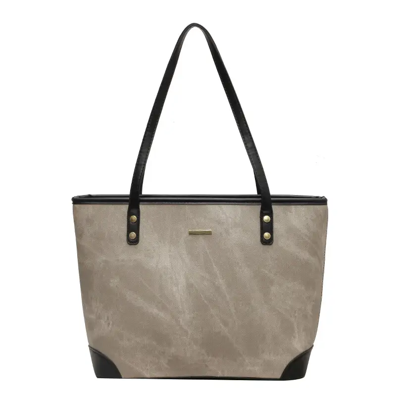 Large Capacity Grey Tote Bag for Women 2026 - Image 8