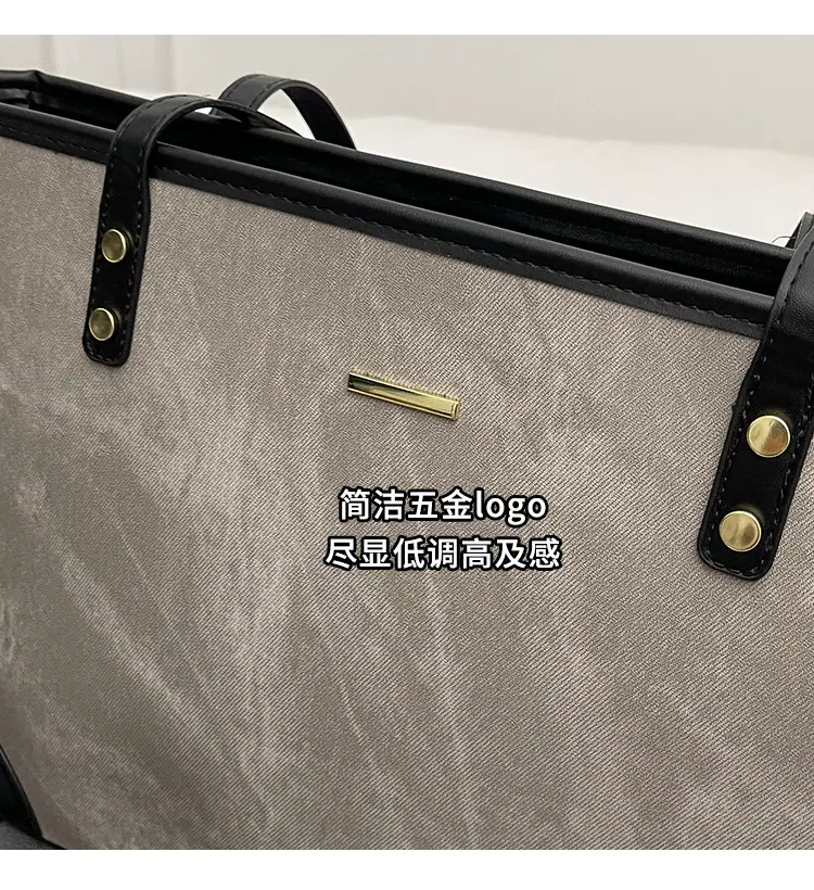 Large Capacity Grey Tote Bag for Women 2026 — feature 13