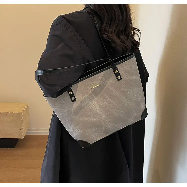 Large Capacity Grey Tote Bag for Women 2026 — feature 18
