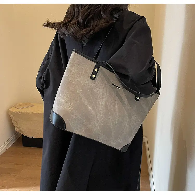 Large Capacity Grey Tote Bag for Women 2026 — feature 19