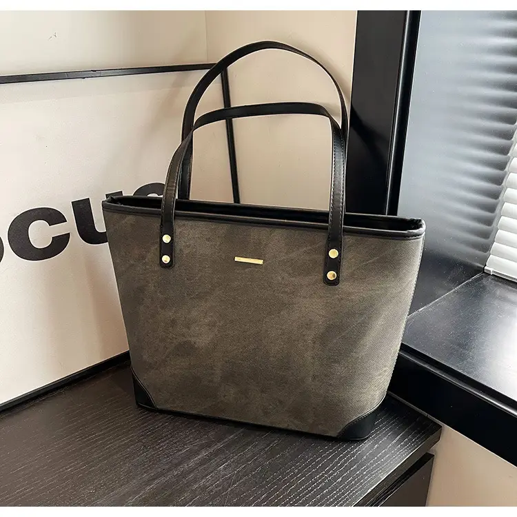 Large Capacity Grey Tote Bag for Women 2026 — feature 25