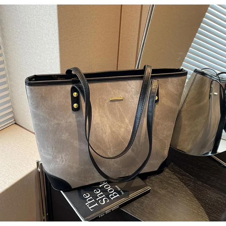 Large Capacity Grey Tote Bag for Women 2026 — feature 28