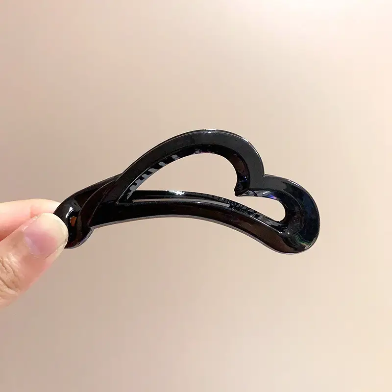 Black love ponytail buckle