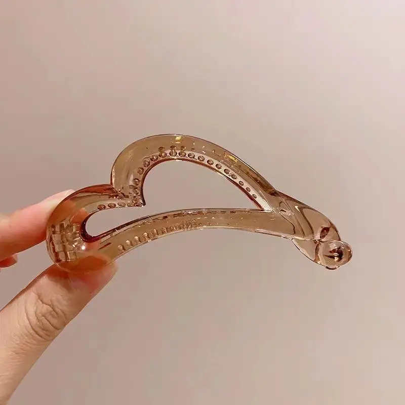 Wooden Bow Ponytail Buckle for Women