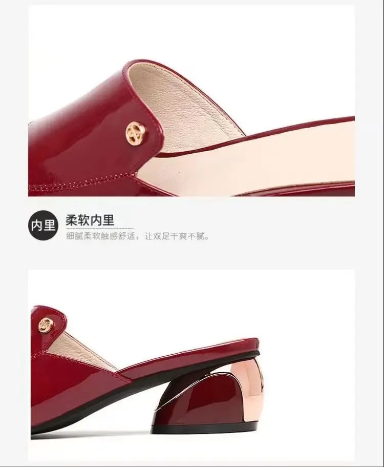 Women's Cream Heel Slippers Summer — feature 6