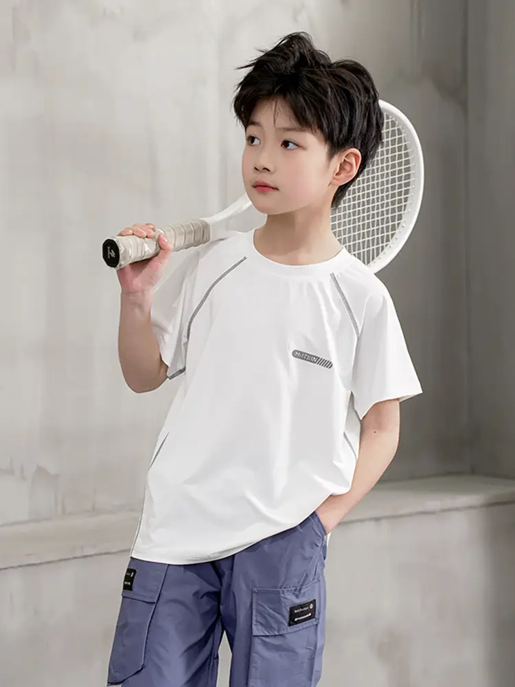 Children's Cool Sense T-Shirt Blue Medium to XL - Image 7