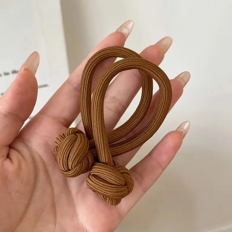 Pink Knot Headband for Girls High Elastic Hair Ponytail Tie — feature 11