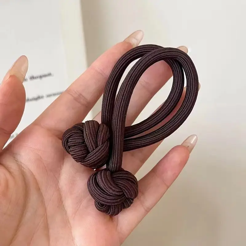 Pink Knot Headband for Girls High Elastic Hair Ponytail Tie — feature 12