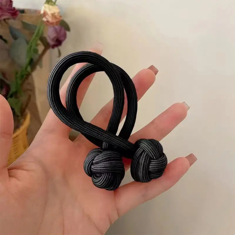 Pink Knot Headband for Girls High Elastic Hair Ponytail Tie — feature 14