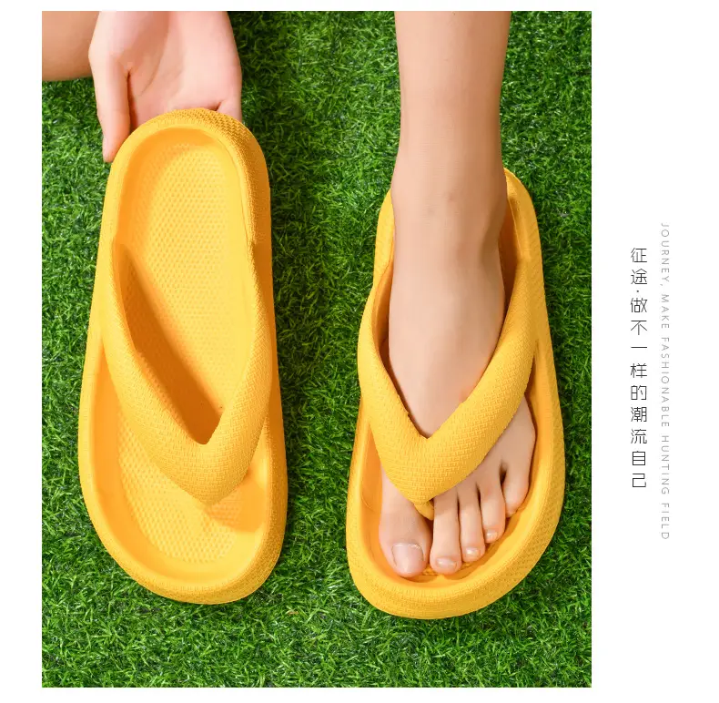 Couple Style Thick Soled Flip Flops for Men Women Summer — feature 11