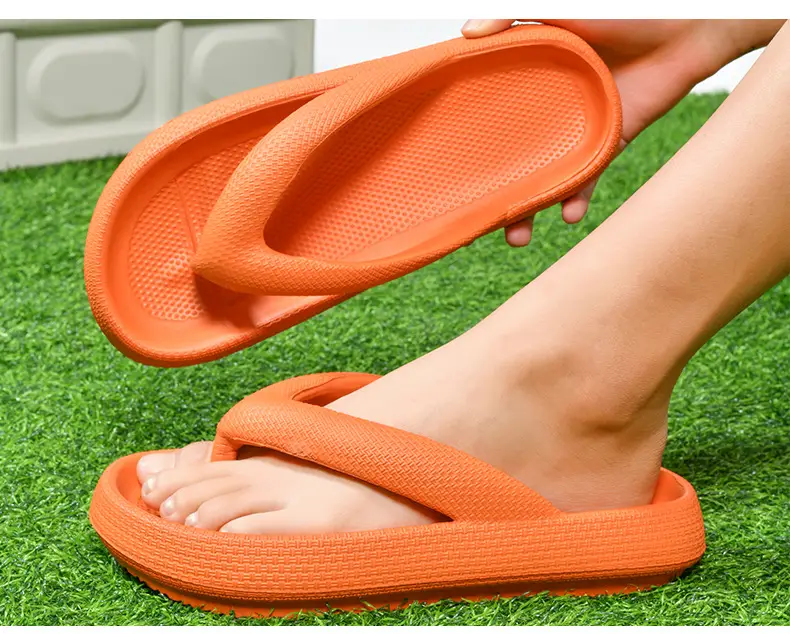 Couple Style Thick Soled Flip Flops for Men Women Summer — feature 12
