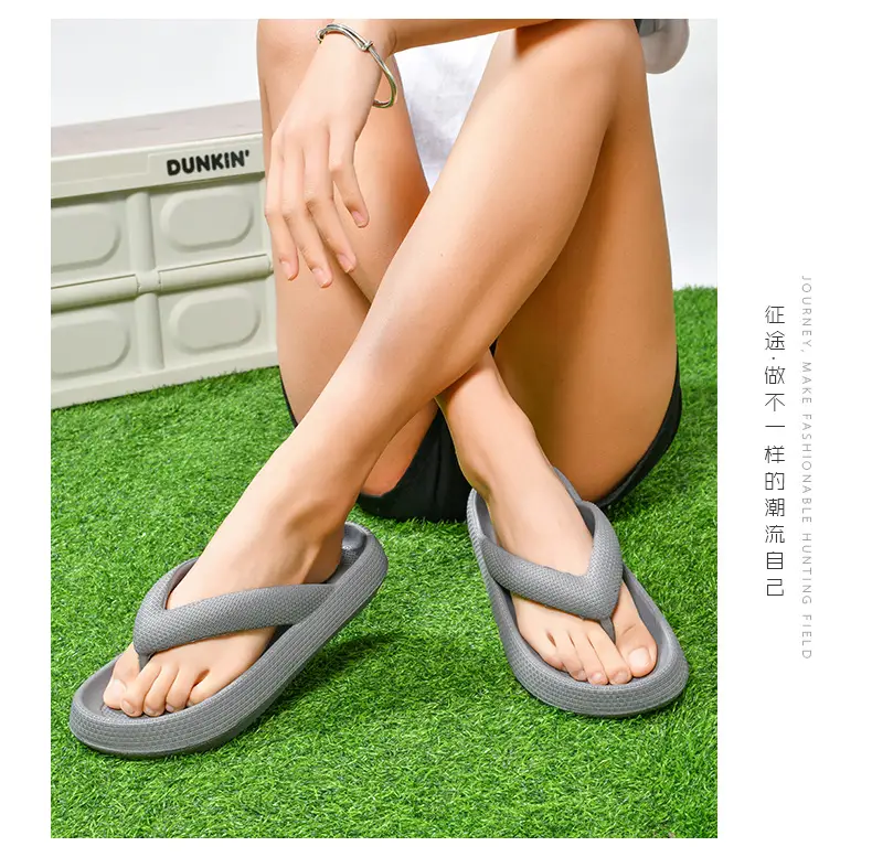 Couple Style Thick Soled Flip Flops for Men Women Summer — feature 26