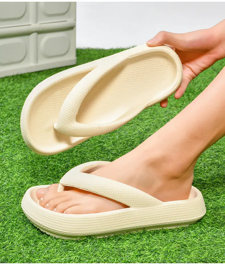 Couple Style Thick Soled Flip Flops for Men Women Summer — feature 3
