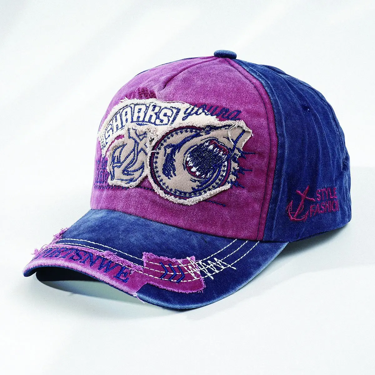 Vintage Embroidered Baseball Cap for Men with Washed Design - Image 7