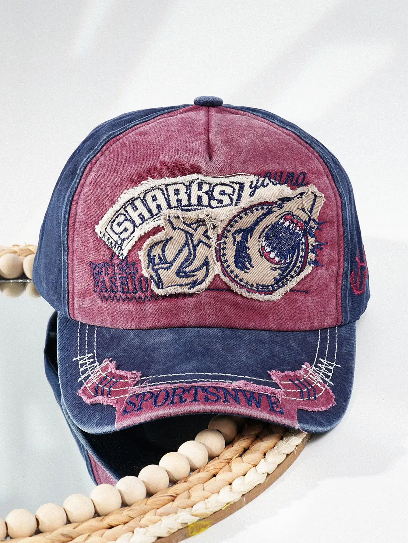 Vintage Embroidered Baseball Cap for Men with Washed Design — feature 10