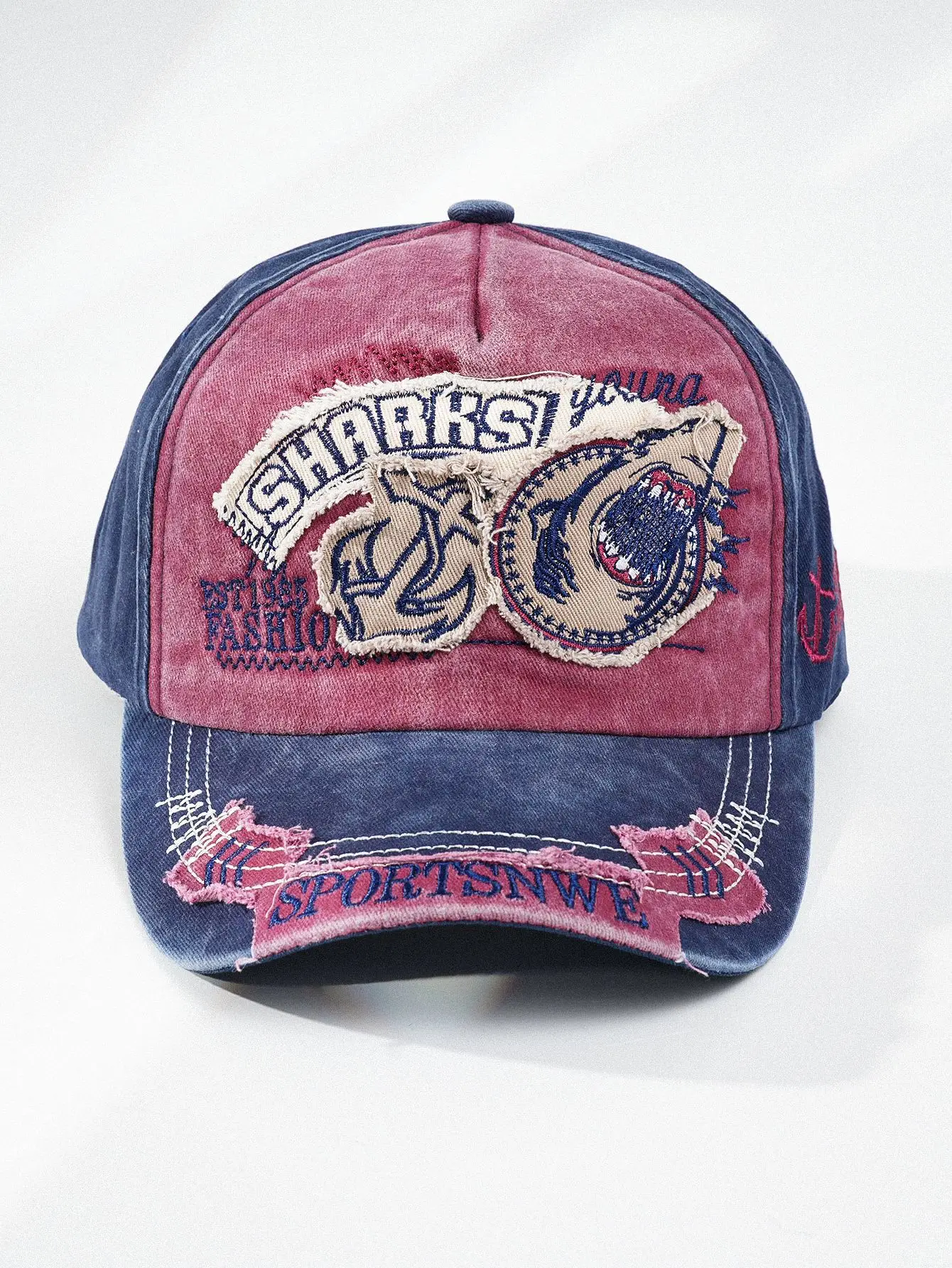 Vintage Embroidered Baseball Cap for Men with Washed Design — feature 12