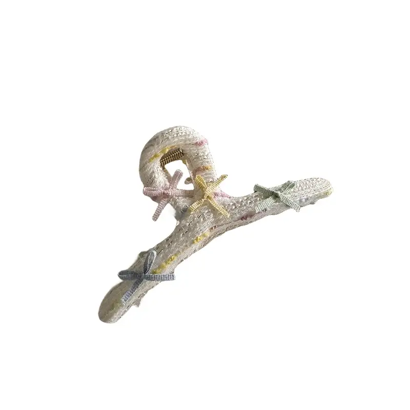 Spring Color Bow Lace Hairpin Women's Sweet Cute Grab Clip - Image 10
