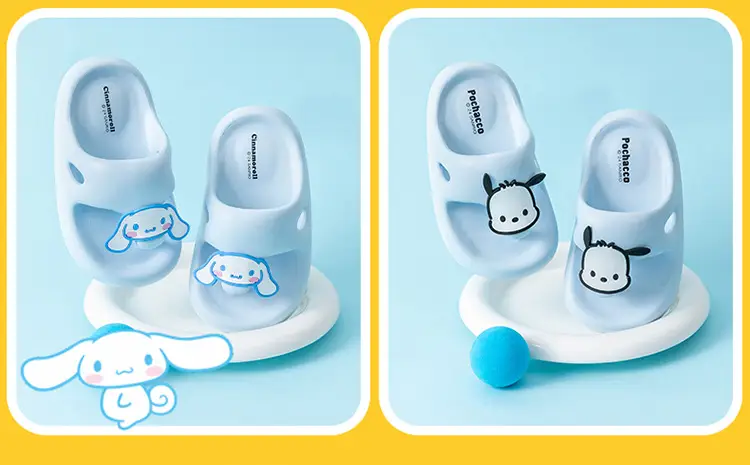 Sanrio Children's Slippers, Boys' Flip-Flops, Non-Slip Flip-Flops, Beach Shoes, Soft-Soled Sandals, Kuromi Slippers — feature 23