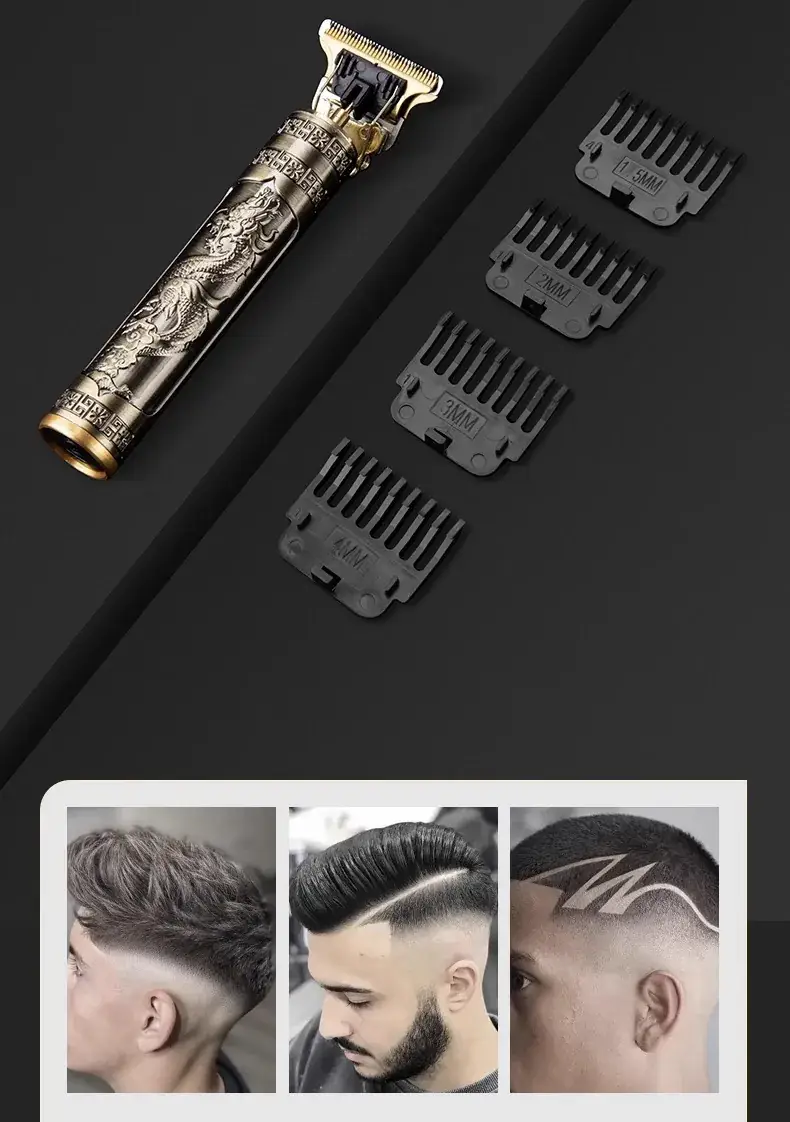 York Genuine Men's Electric Hair Clipper with Oil Head & Carving Edge — feature 16