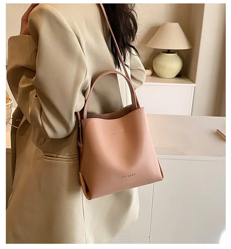 Large Capacity All-match Bucket Bag Women's Fashionable — feature 5