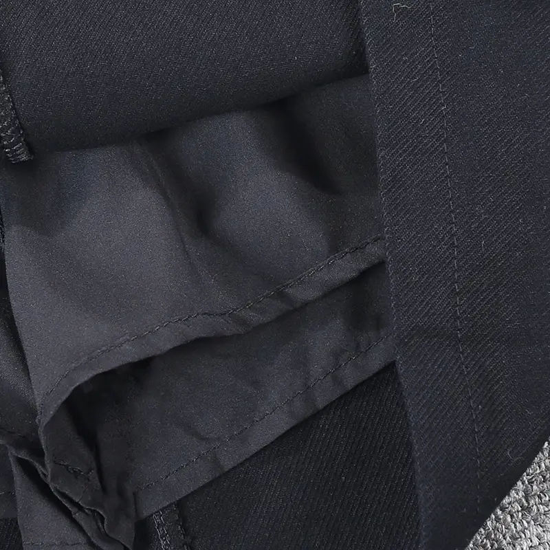 Black High-Waist Flap Pocket Skirt for Women - Image 6