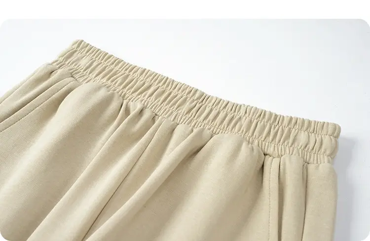 Beige Flocking Kids Shorts Summer Casual Wear — feature 44