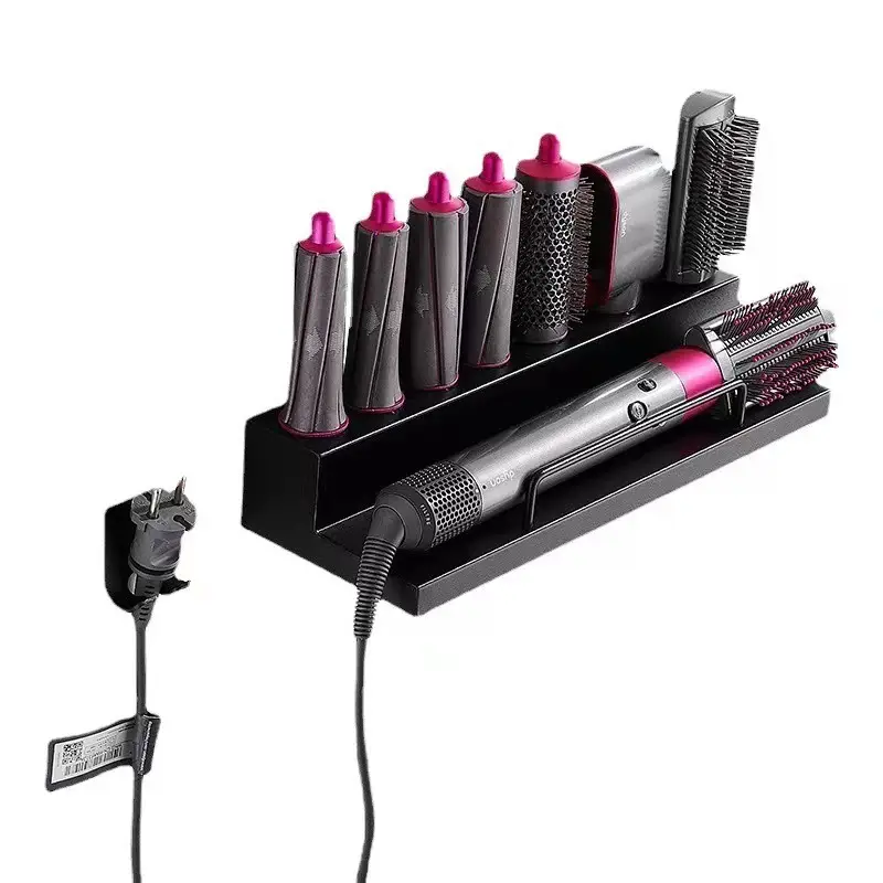 Punch-free Dyson Multifunctional Dyson Curling Wand Storage 8-head Styler Household Bathroom Hair Dryer Bracket
