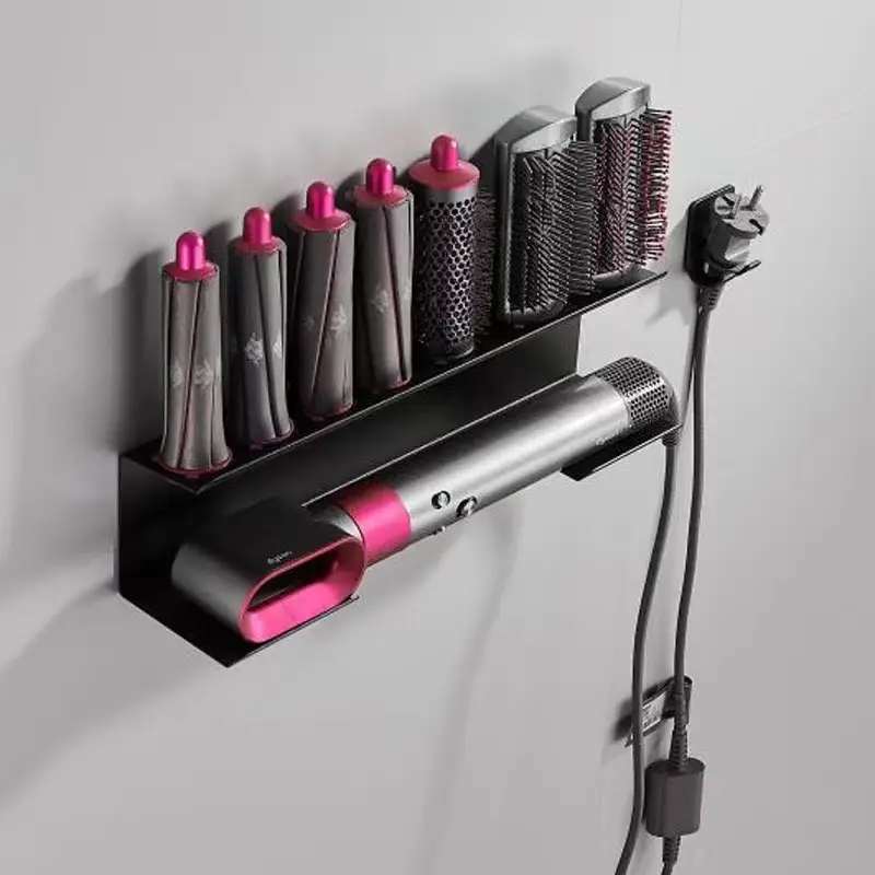 Punch-free Dyson Multifunctional Dyson Curling Wand Storage 8-head Styler Household Bathroom Hair Dryer Bracket