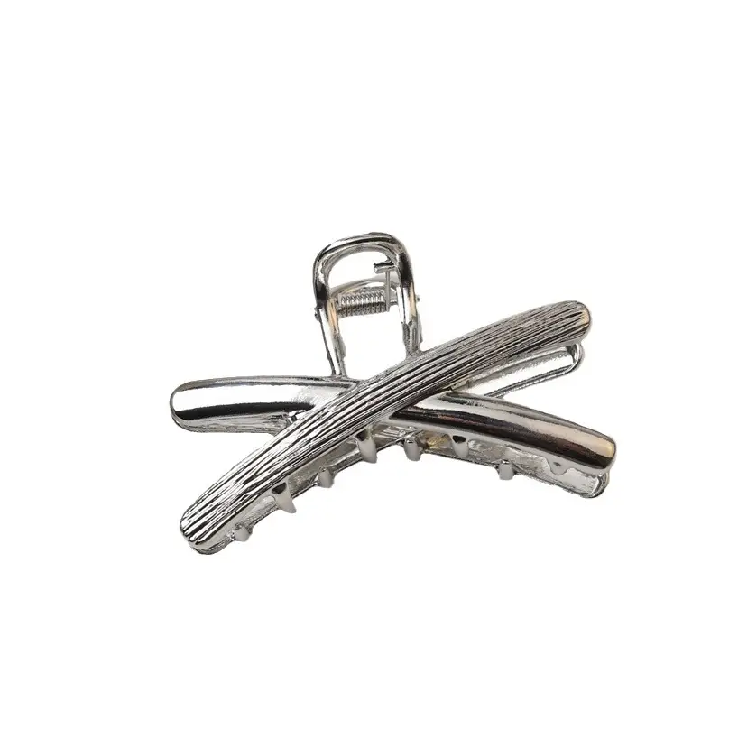 2025 Metal Hair Clip Cross Back Elegant Hair Accessory - Image 7