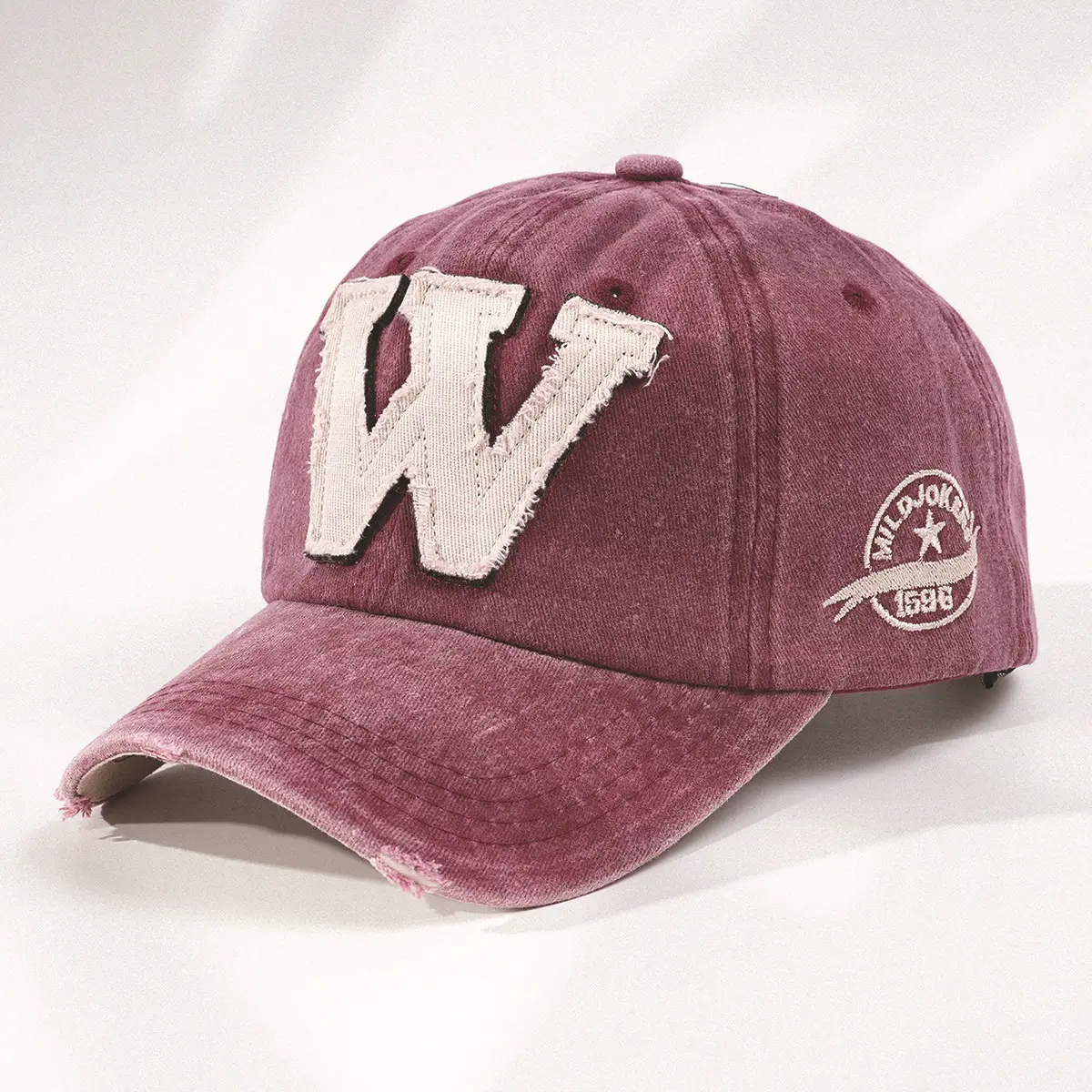 Men Women European American Baseball Cap with Heart Embroidery - Image 3