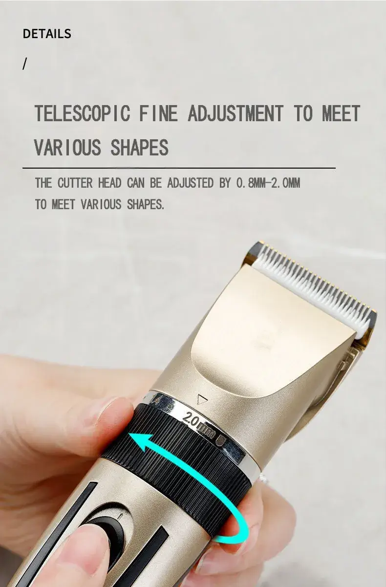 Rechargeable Electric Hair Clipper for Adults & Kids — feature 6